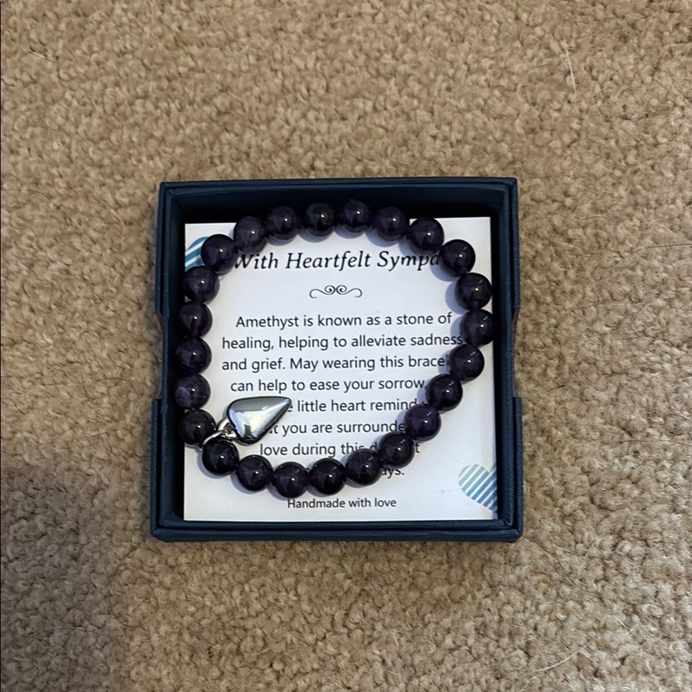 Sympathy Amethyst Bracelet
